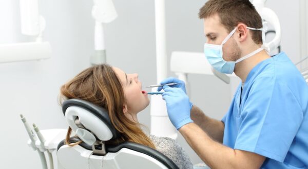 A patient receiving expert dental care at Friedman Dental Group, showcasing our modern dental facilities