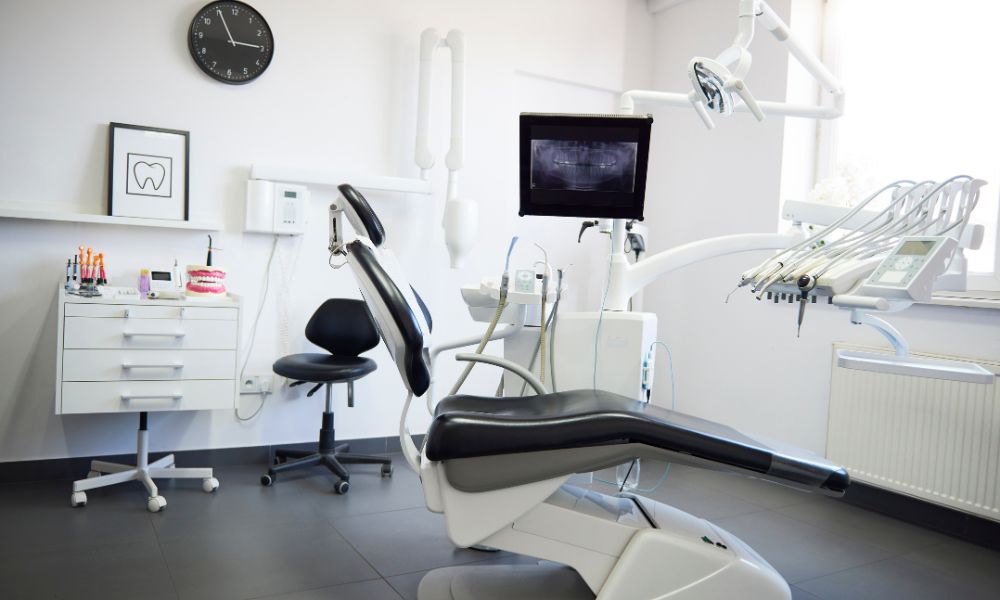 Friedman Dental Group's pristine facility amidst the lively Downtown Miami.