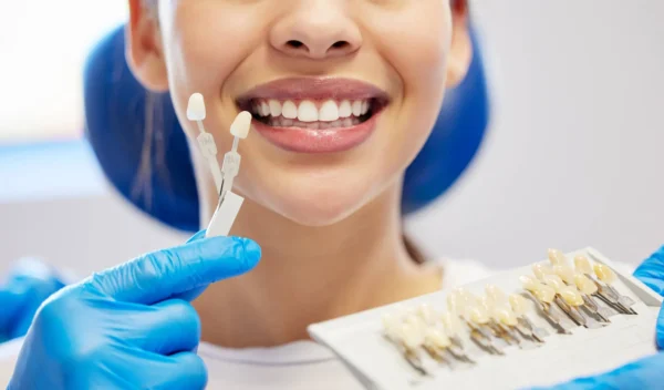 patient excited for her veneers miami