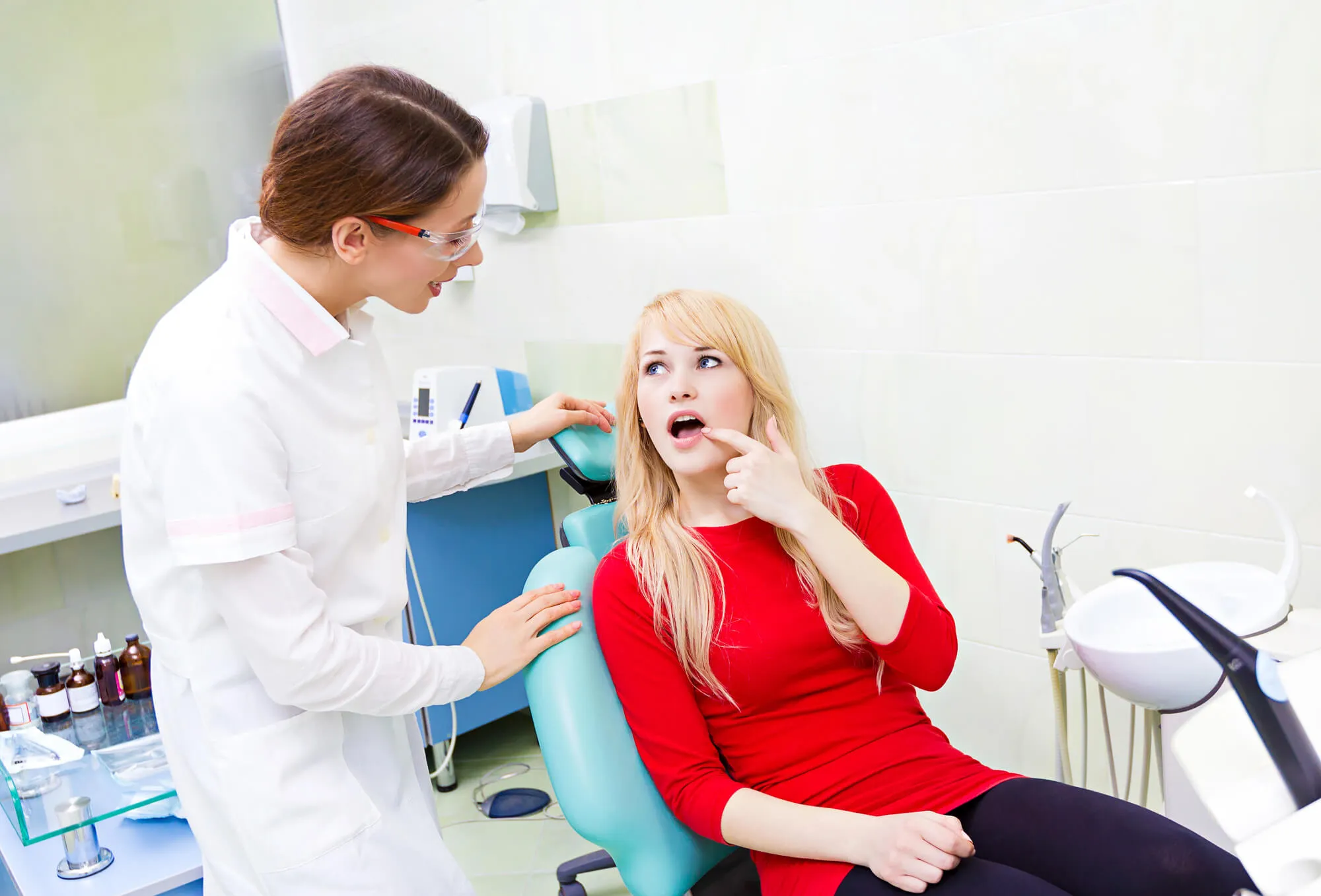 dentist coral springs and patient
