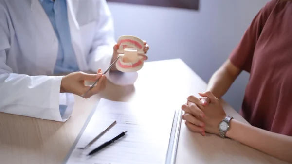 dentist coconut creek discussing treatment options